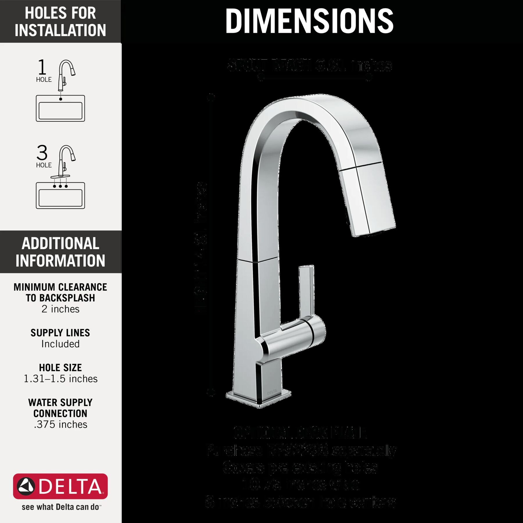 Single Handle Pull-Down Bar/Prep Faucet