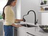 Single Handle Pull-Down Kitchen Faucet With ShieldSpray&reg;&nbsp;Technology in Matte Black