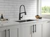Single Handle Exposed Hose Kitchen Faucet