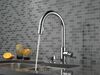 Single Handle Pull-Down Kitchen Faucet with Soap Dispenser (Recertified)