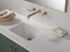 Two Handle Wall Mount Bathroom Faucet