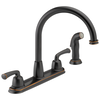 Two Handle Kitchen Faucet with spray