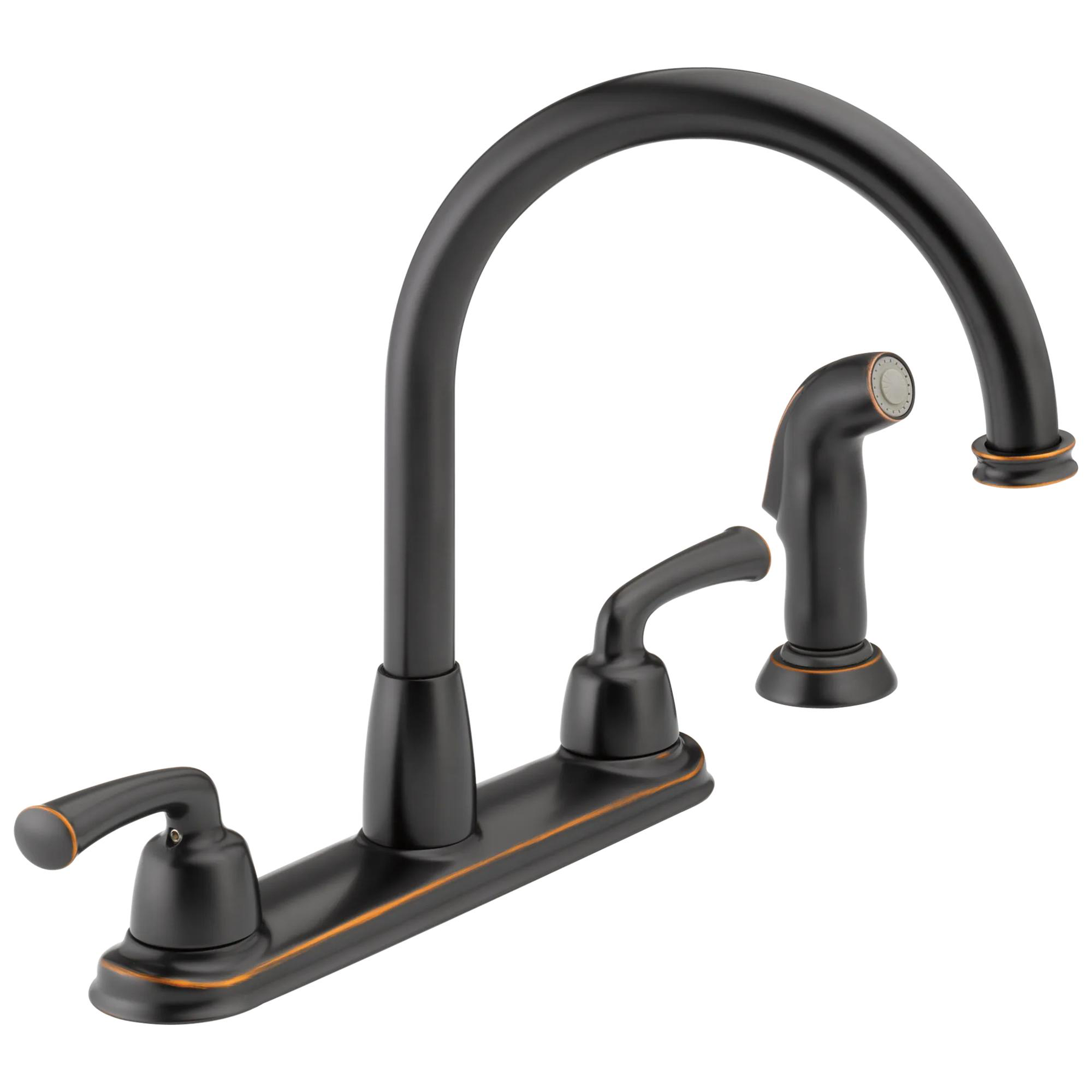 Two Handle Kitchen Faucet with spray