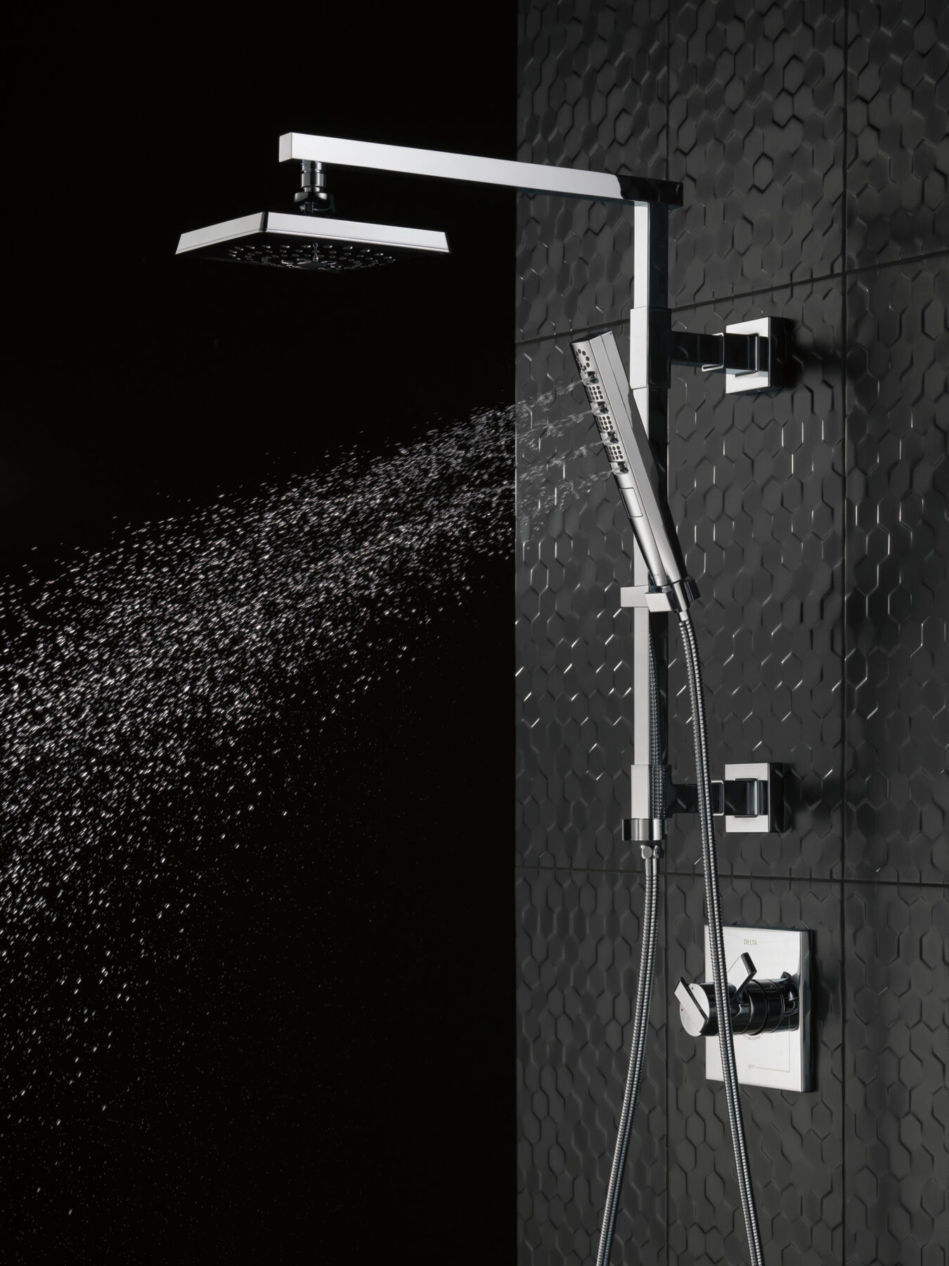H<sub>2</sub>Okinetic&reg; 3-Setting Raincan Shower Head