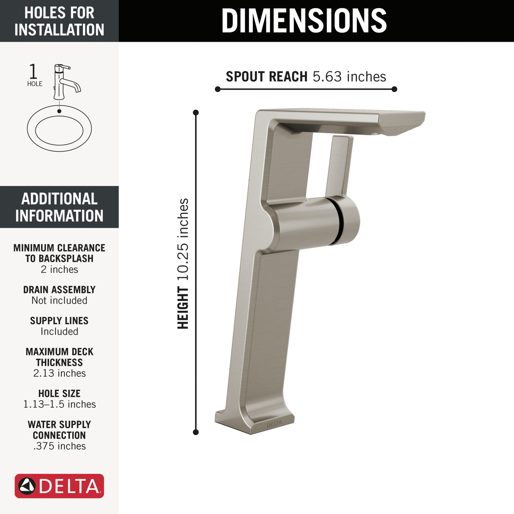 Single Handle Vessel Bathroom Faucet