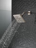 H<sub>2</sub>Okinetic&reg; 5-Setting Angular Modern Raincan Shower Head