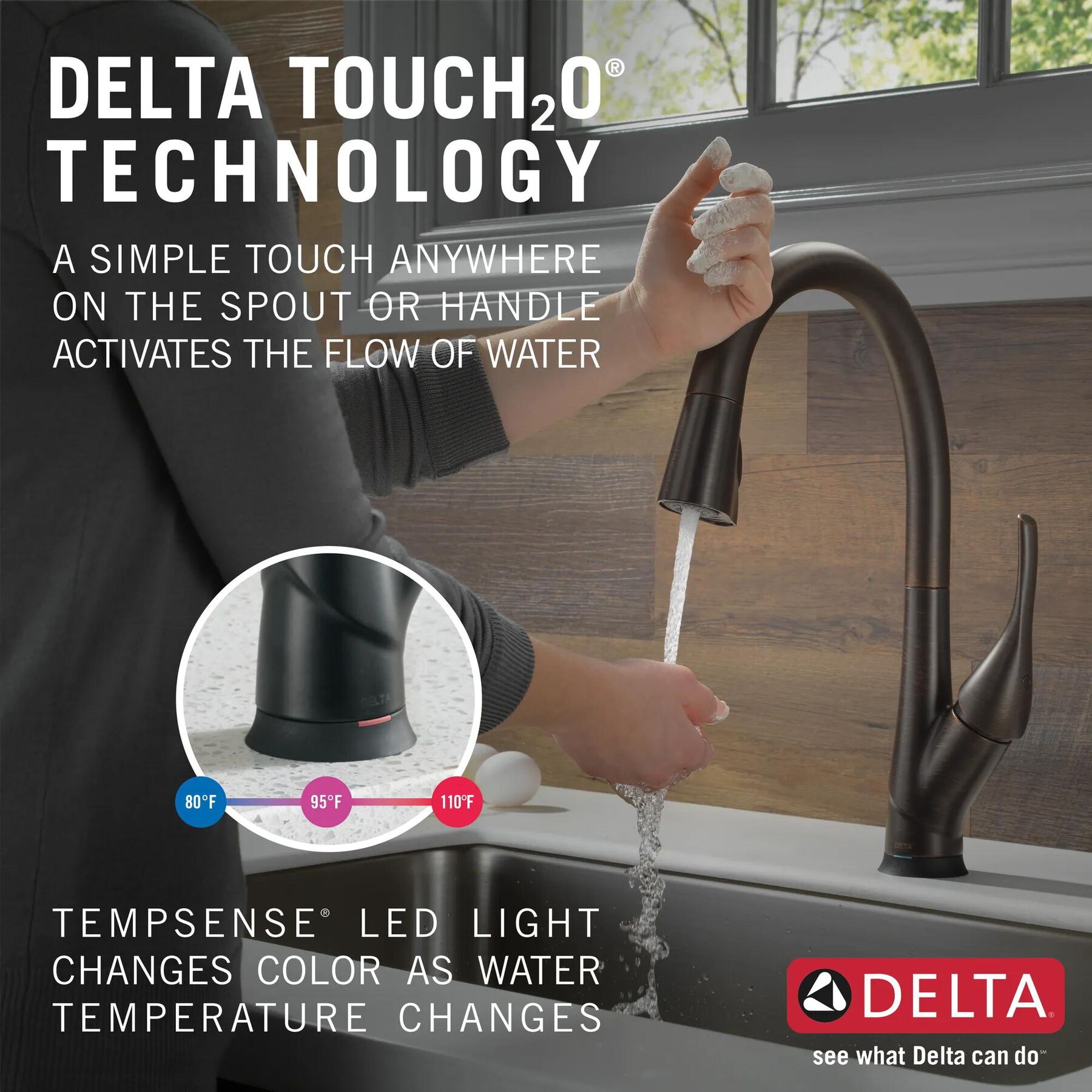 Single Handle Pull-Down Kitchen Faucet with Touch<sub>2</sub>O&reg; and ShieldSpray&reg; Technologies