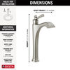 Single Handle Vessel Bathroom Faucet