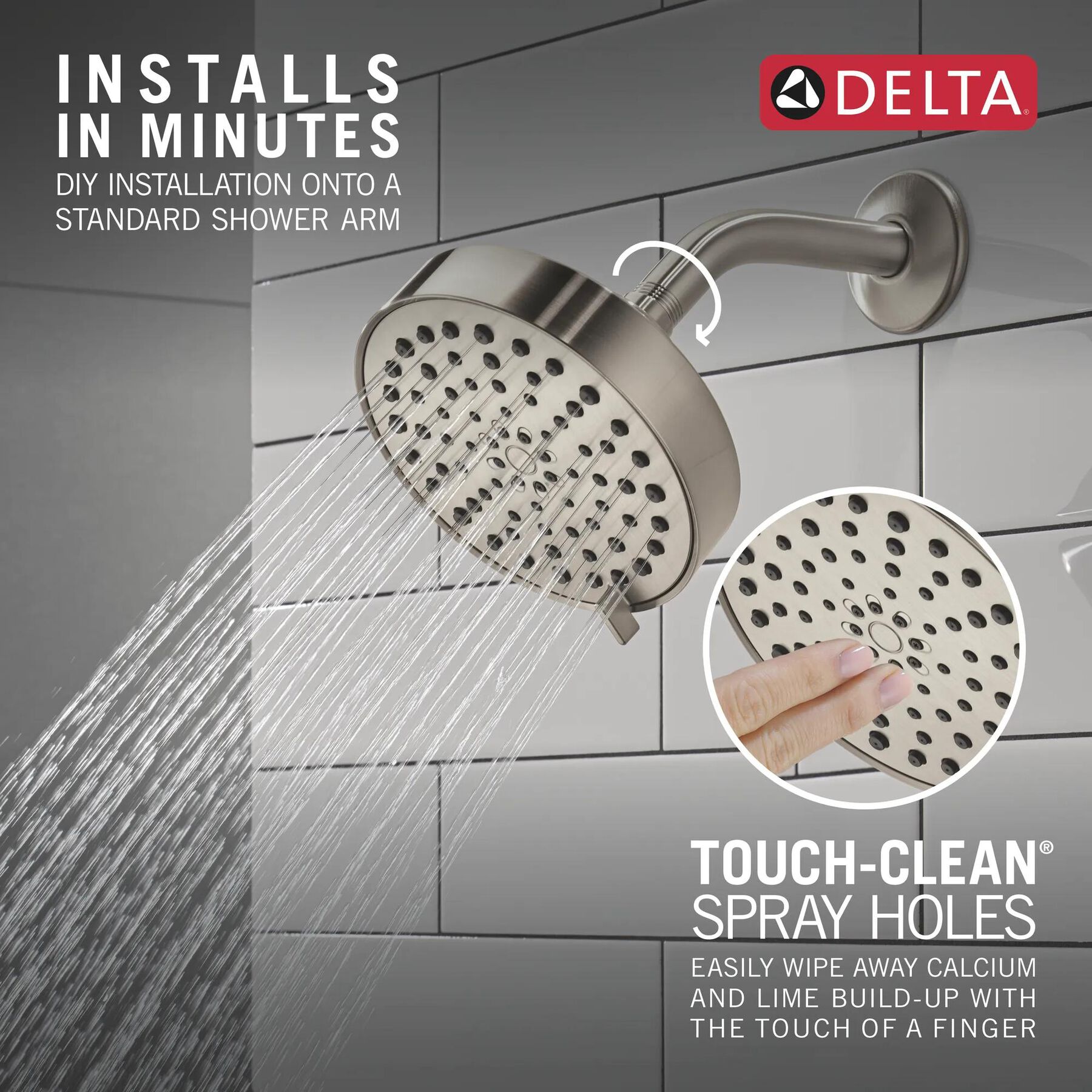 4-Setting Shower Head