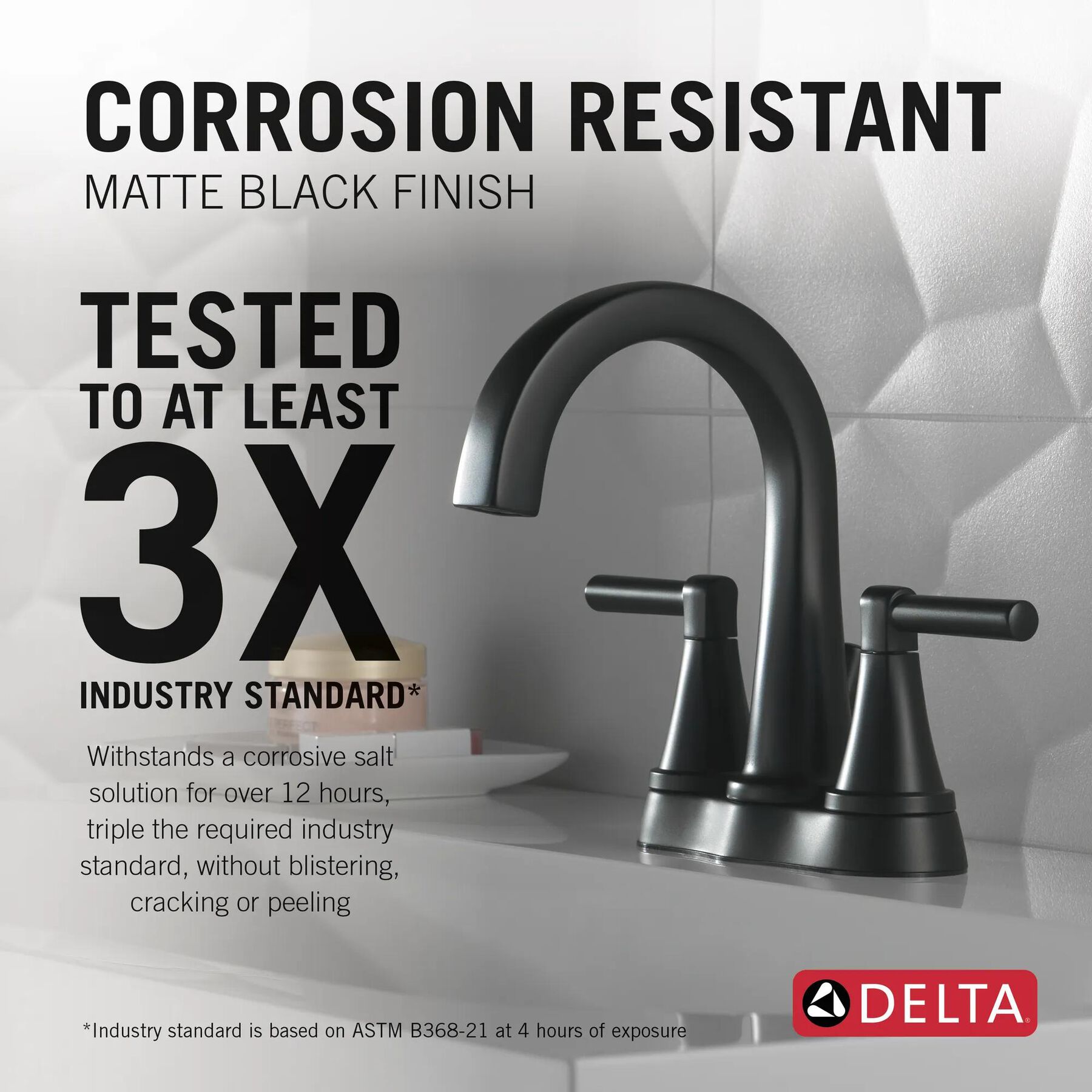 Two Handle Centerset Bathroom Faucet