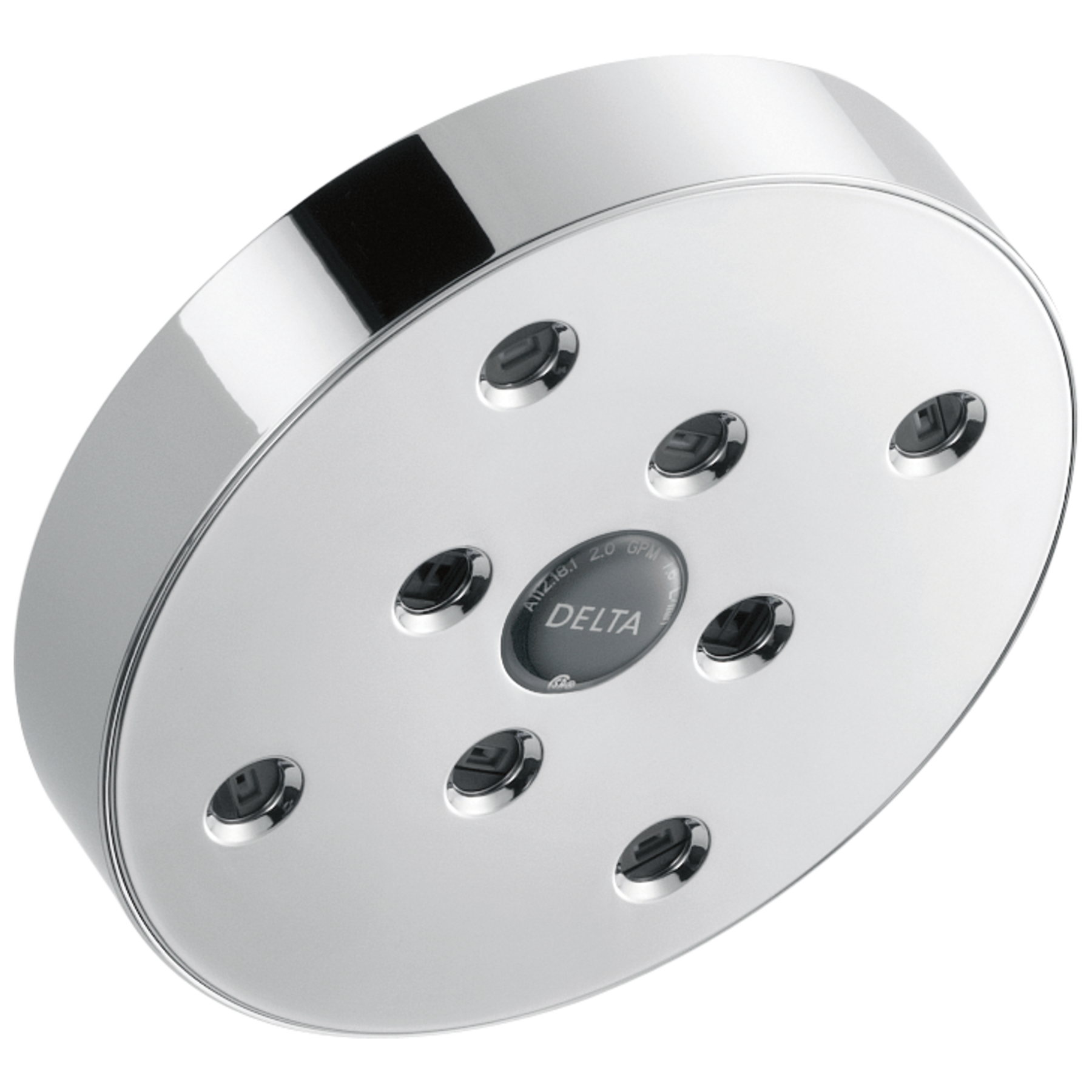 H<sub>2</sub>Okinetic&reg; Single-Setting Raincan Shower Head