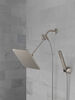 10 inch Raincan Shower Head & Hand Held Combo with Adjustable Extension Arm