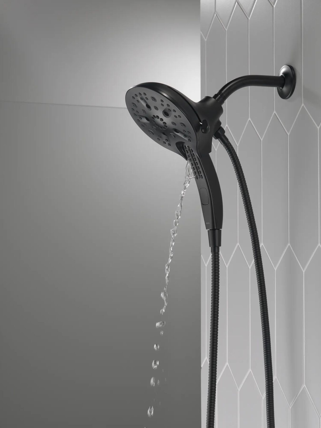 In2ition&reg; H<sub>2</sub>Okinetic&reg; 5-Setting Two-in-One Shower