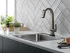 Single Handle Pull Down Bar/Prep Faucet With Touch<sub>2</sub>O Technology
