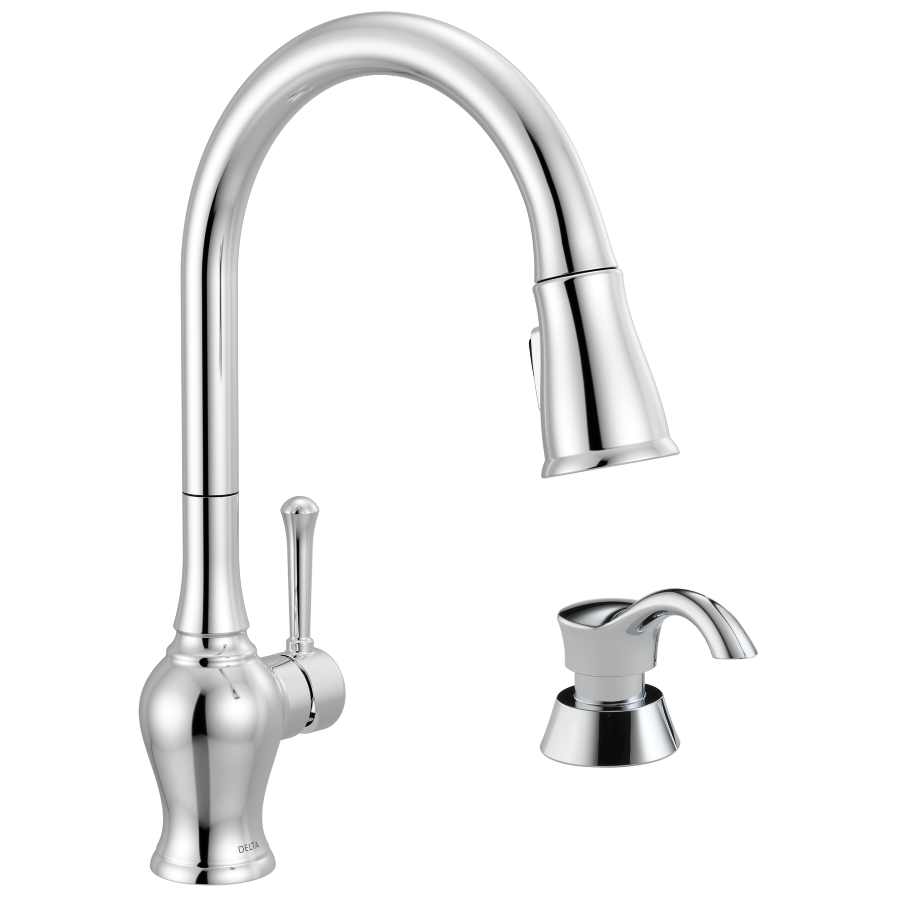 Pull-Down Kitchen 1 Handle with Soap Dispenser Bundle