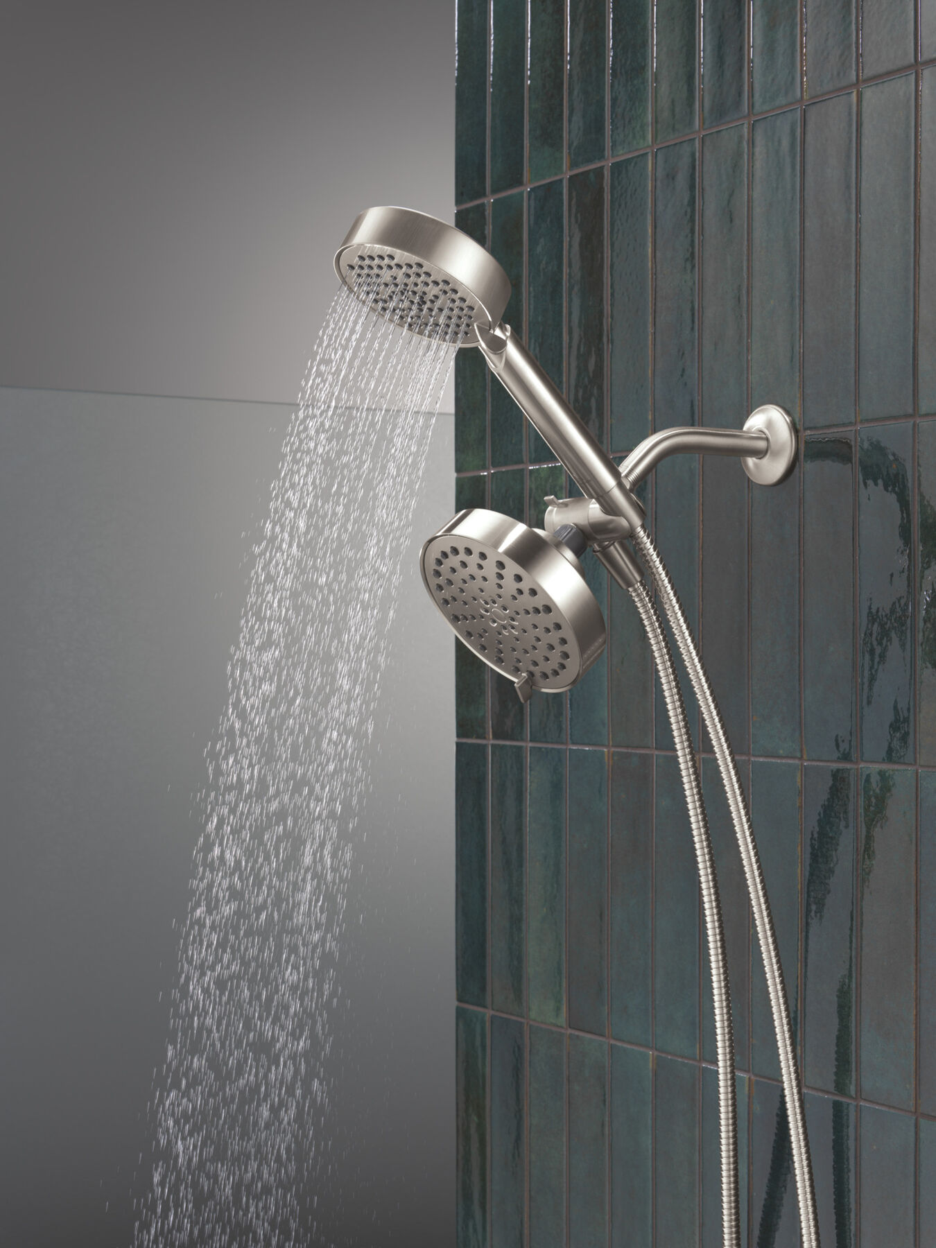 5-Setting Two-in-One Combination Shower with Additional Mount