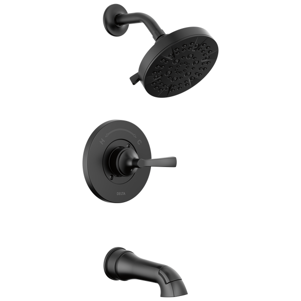 Monitor® 14 Series Tub and Shower in Matte Black 144822-BL | Delta
