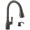 Single Handle Pull-Down Kitchen Faucet with Soap Dispenser and ShieldSpray&reg; Technology (Recertified)