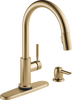 Single Handle Pull-Down Kitchen Faucet with Touch<sub>2</sub>O&reg; Technologyand Soap Dispenser (Recertified)