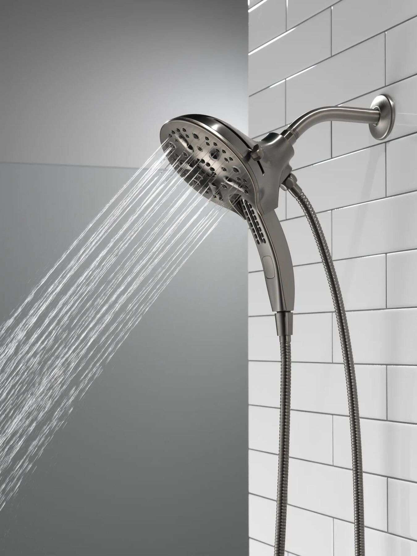 In2ition&reg; H<sub>2</sub>Okinetic&reg; 5-Setting Two-in-One Shower