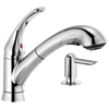 Single Handle Pull-Out Kitchen Faucet with Soap Dispenser (Recertified)