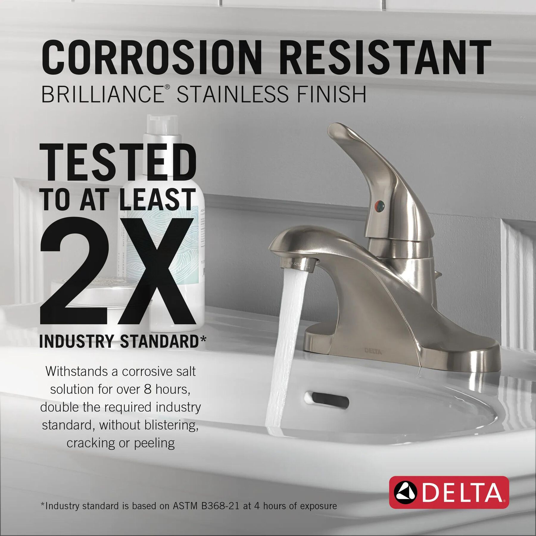 Single Handle Centerset Bathroom Faucet