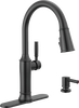 Pull-Down Kitchen Single Handle with Soap Dispenser Bundle