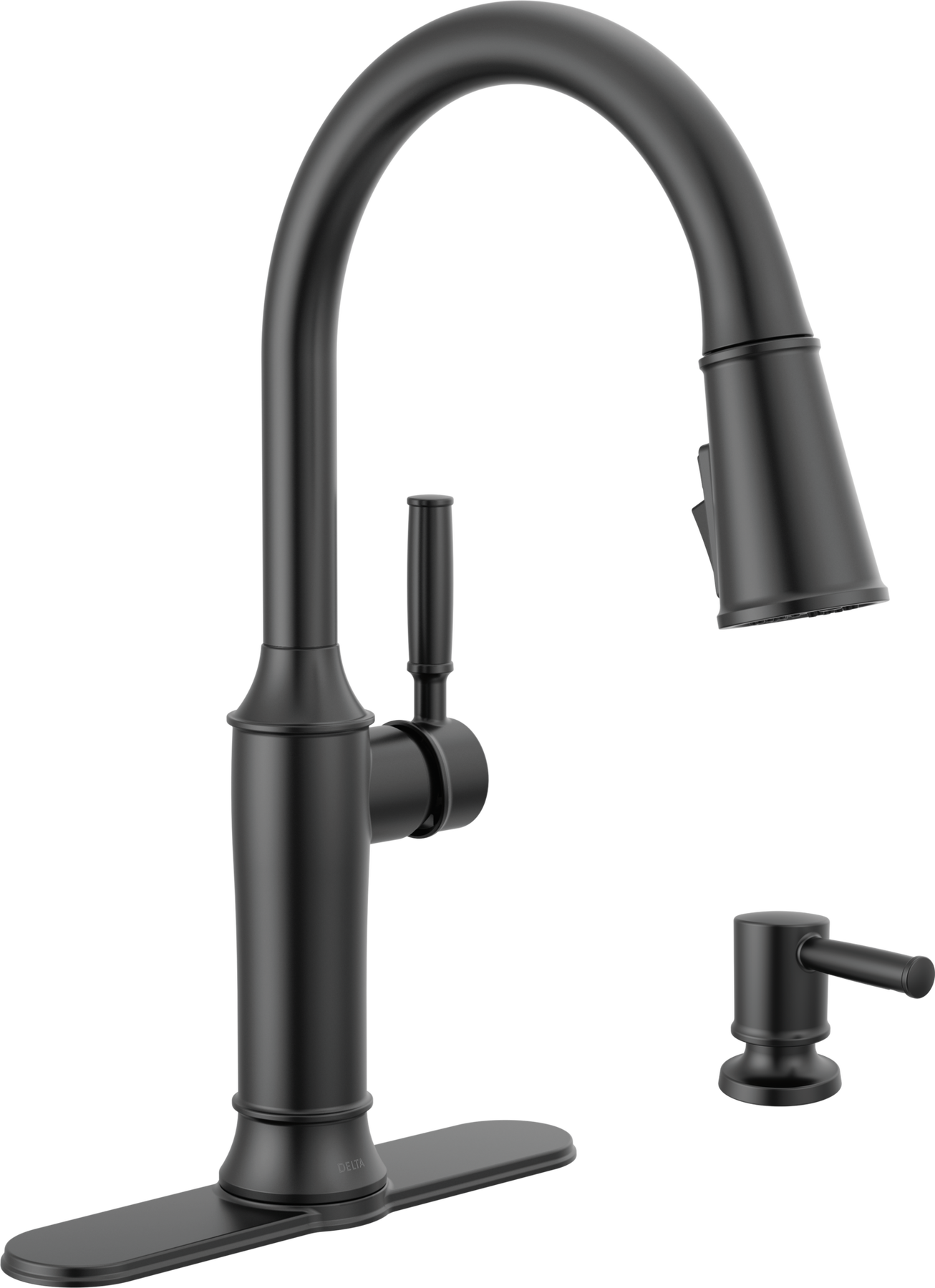 Pull-Down Kitchen Single Handle with Soap Dispenser Bundle