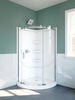 Shower Base with Wall and Enclosure Bundle