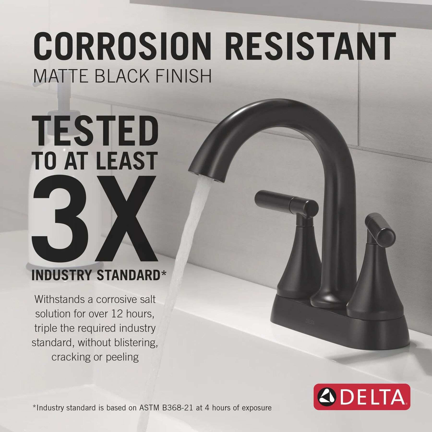 Two Handle Centerset Bathroom Faucet
