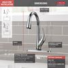 Single Handle Pull-Down Kitchen Faucet with Touch<sub>2</sub>O&reg; and ShieldSpray&reg; Technologies