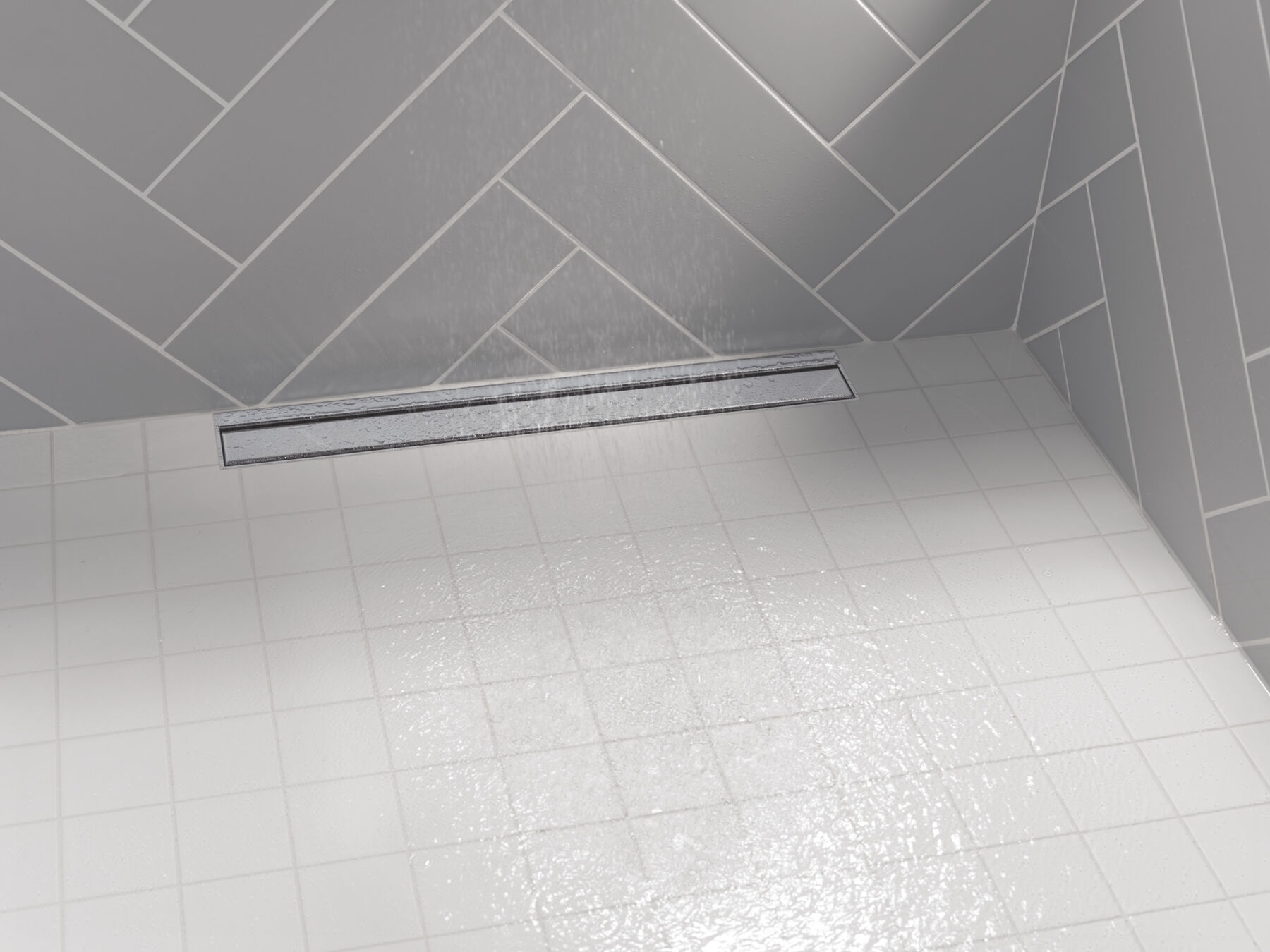 24" Reversible Linear Shower Drain Trim