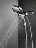 HydroRain&reg; 4-Setting Two-in-One Shower Head (Recertified)