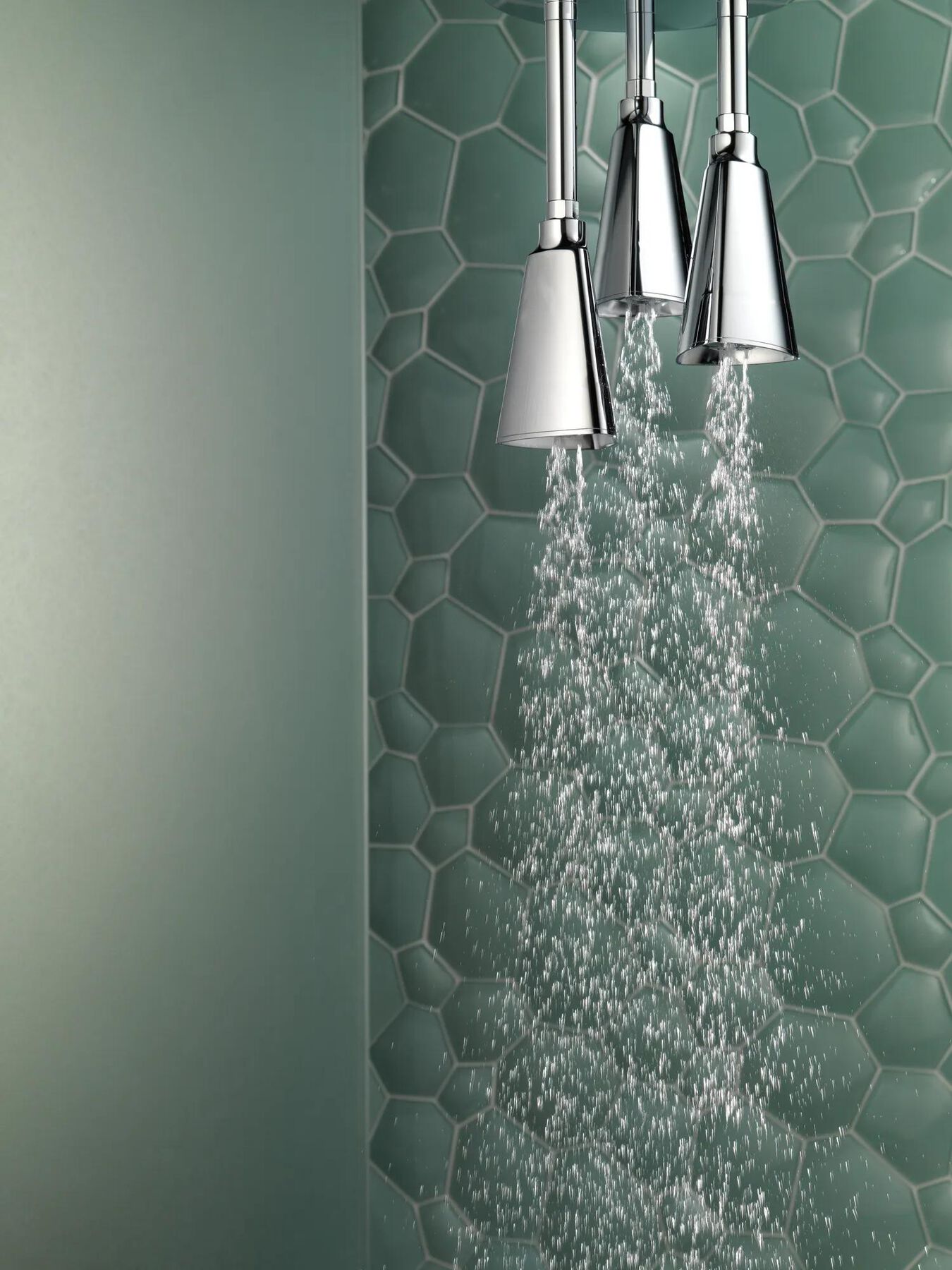 Zura H2OKinetic Pendant Raincan Shower Head
