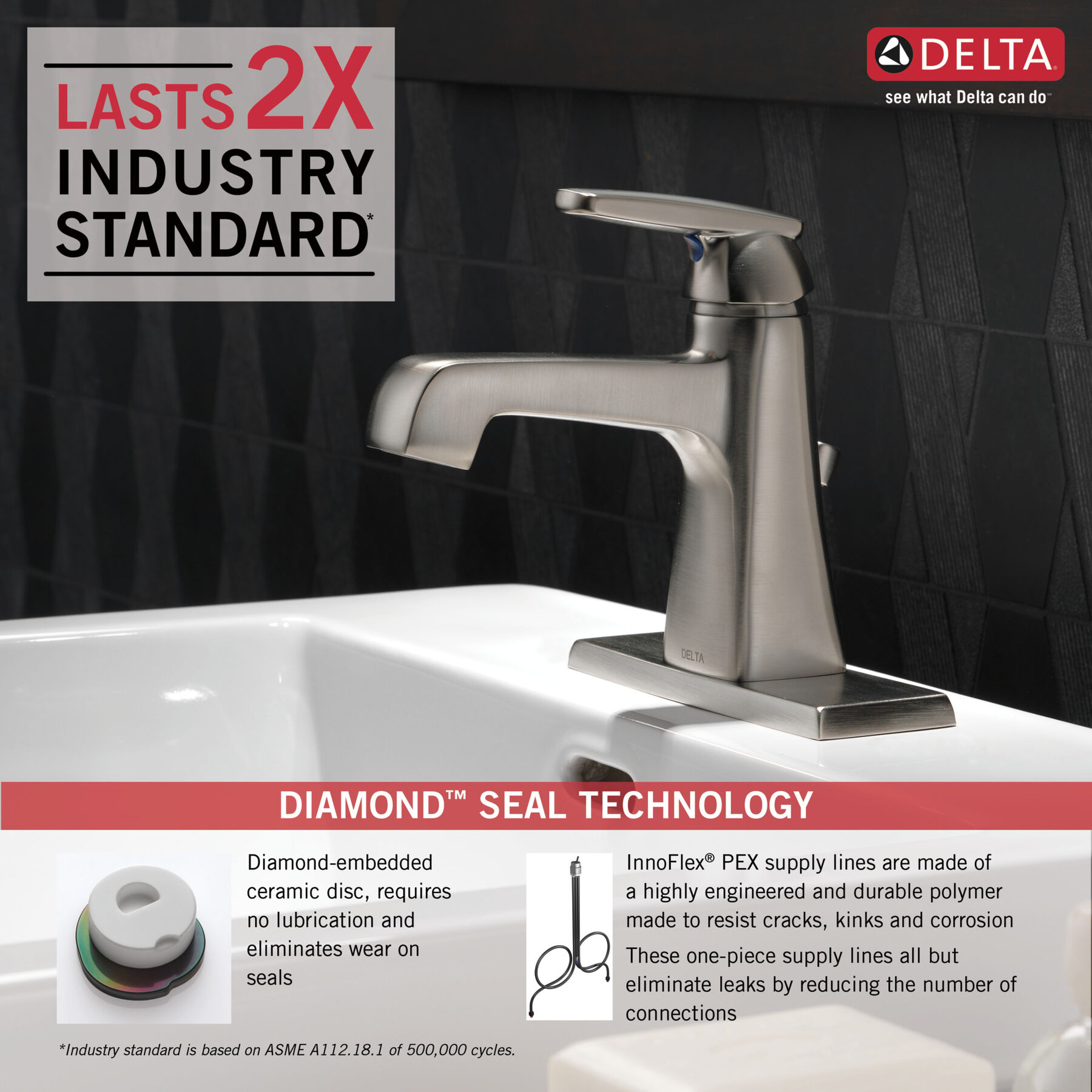Single-Hole Bathroom Faucet (Recertified)