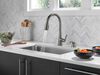 Single Handle Pull-Down Kitchen Faucet with Soap Dispenser and ShieldSpray&reg; Technology
