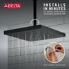 H2Okinetic&reg; Single Setting Shower Head with Ultrasoak&reg;
