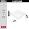 36" x 36" Shower Base