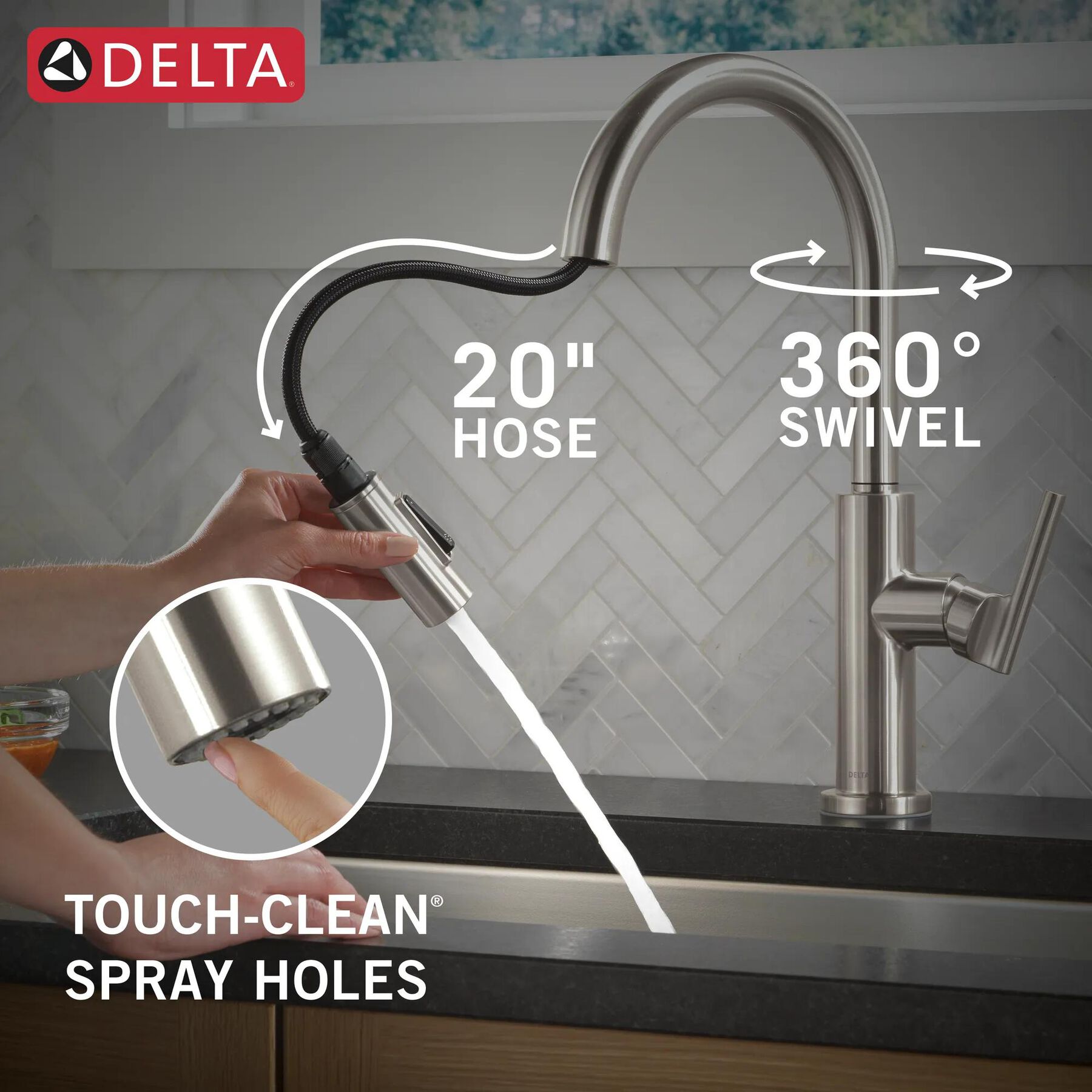 Pull-Down Kitchen Faucet (Recertified)