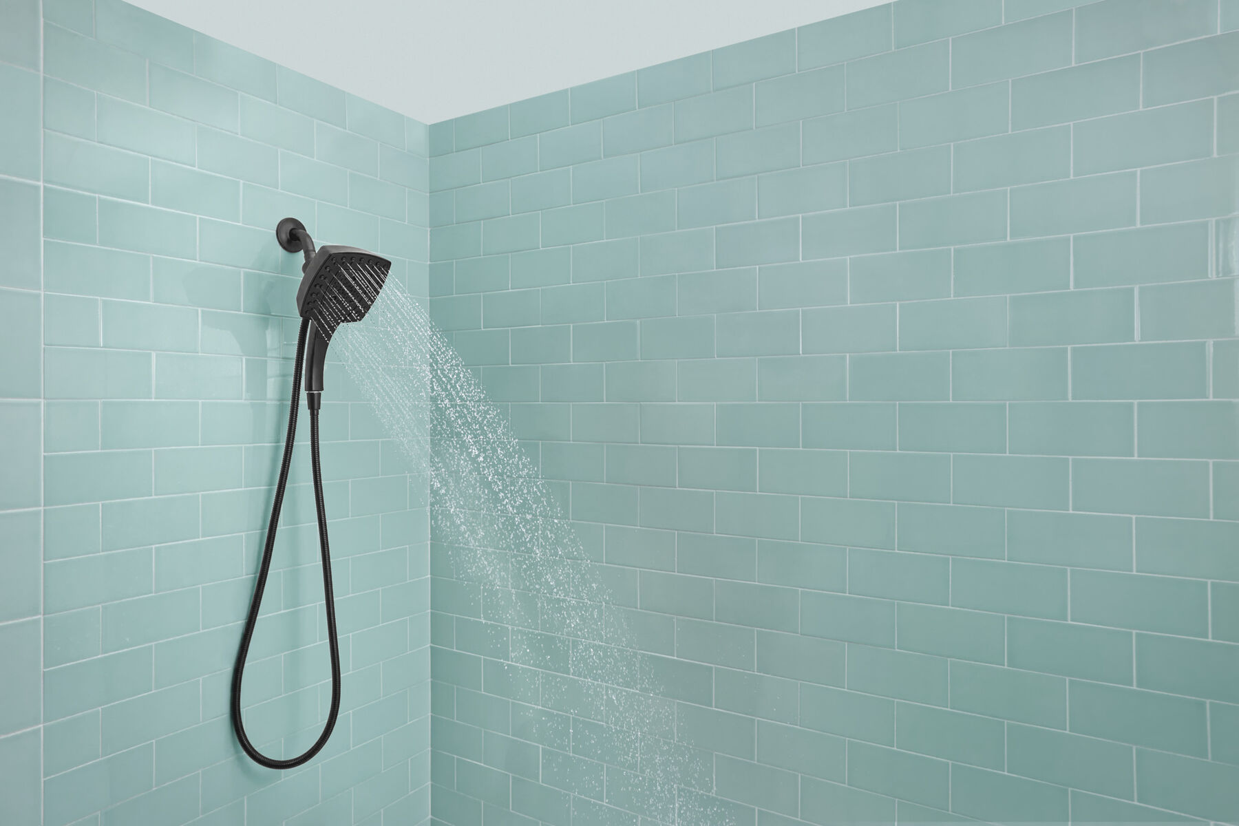 H<sub>2</sub>Okinetic&reg; In2ition&reg; 5-Setting Two-in-One Shower