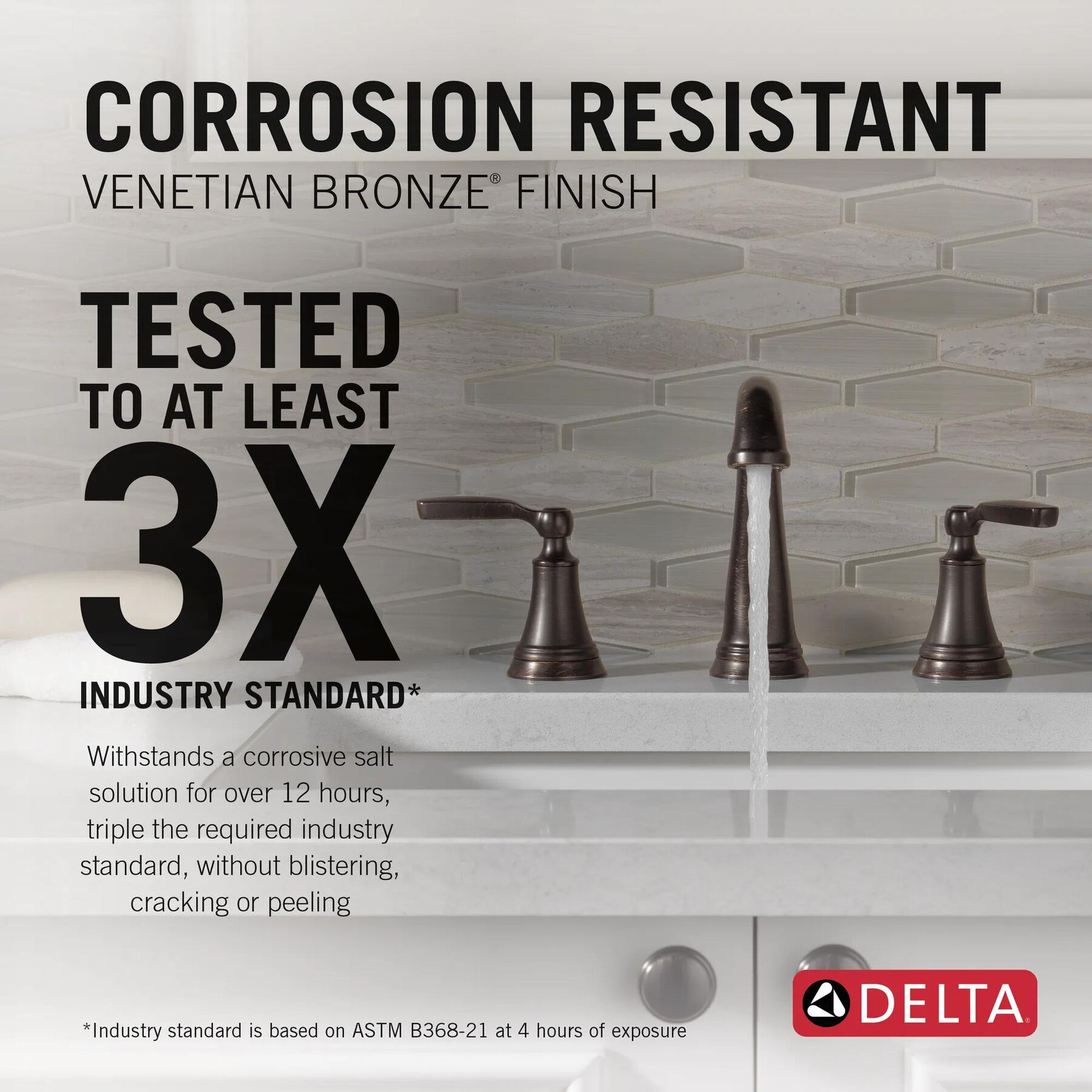 Two Handle Widespread Bathroom Faucet