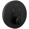 Round Contemporary Push-Button Shower