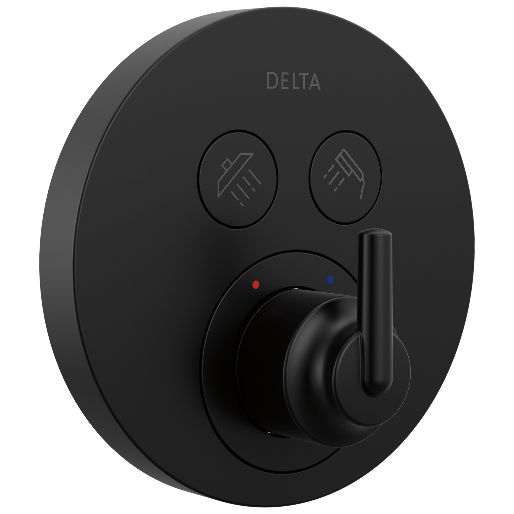 Round Contemporary Push-Button Shower
