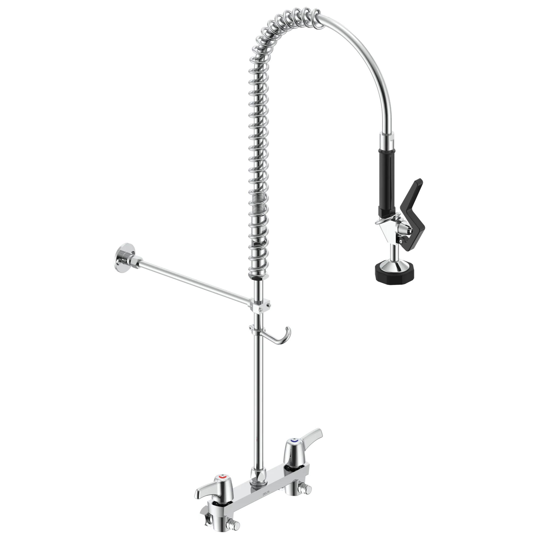 Pre-Rinse 8 In Wallmount Faucet