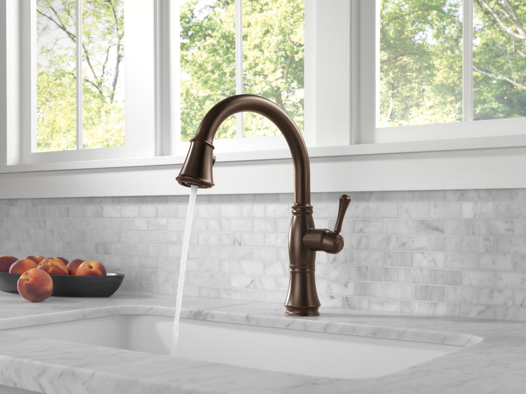 Single Handle Pull-Down Kitchen Faucet with ShieldSpray&reg; Technology (Recertified)
