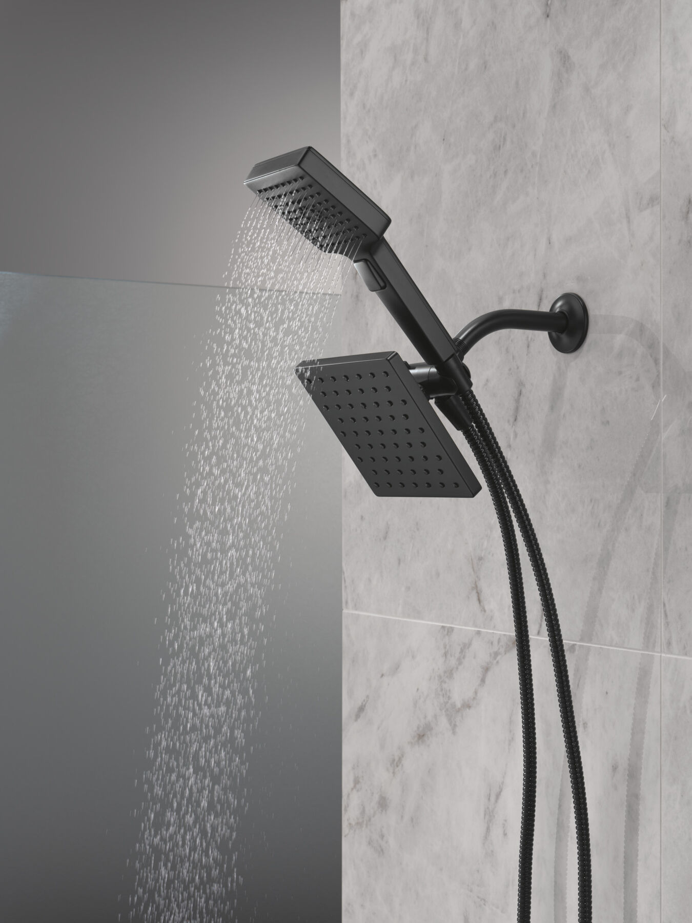 5-Setting Two-in-One Combination Shower with Additional Mount
