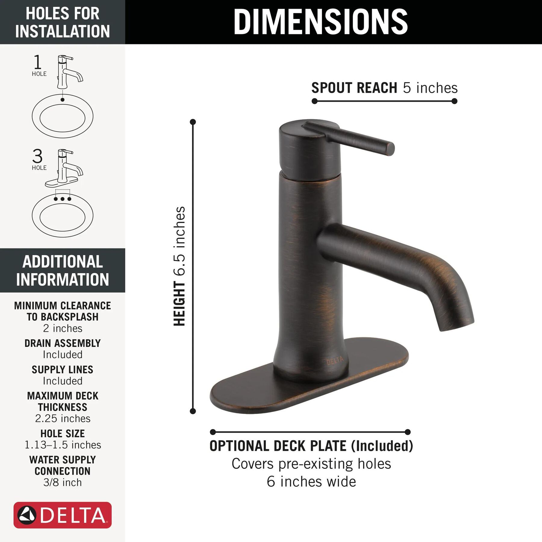 Single Handle Bathroom Faucet