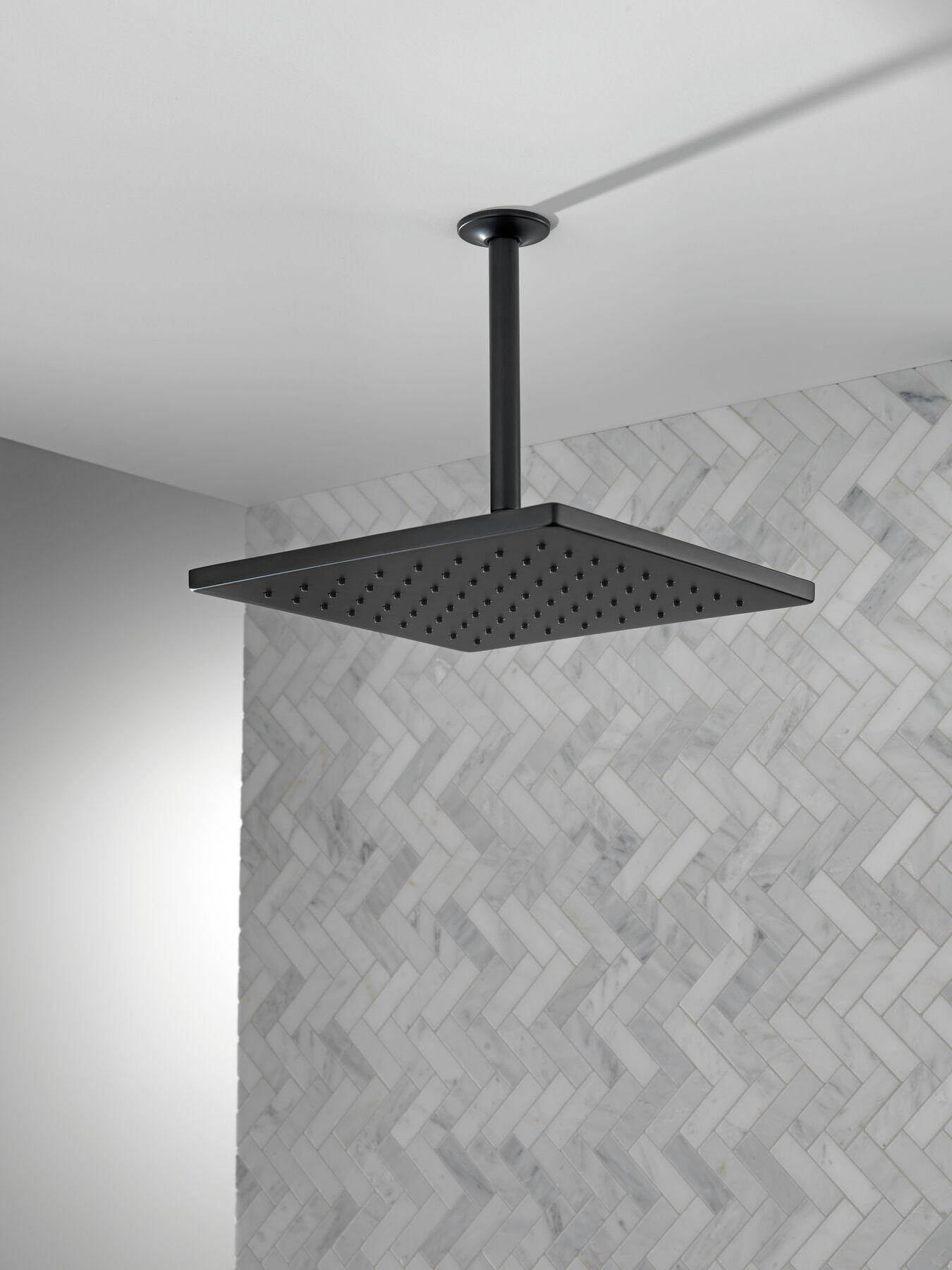 Single-Setting Metal Raincan Shower Head