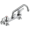 Two Handle 8 In Wallmount Service Sink Faucet