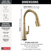 Touch<sub>2</sub>O&reg; Technology Kitchen Faucet with Touchless Technology